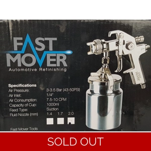 SUCTION 2.5mm SPRAY GUN